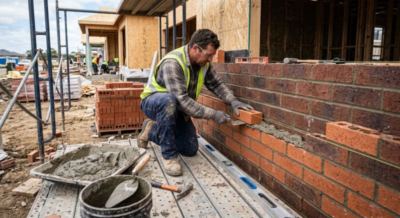 Our team working on Masonry Service projects in San Jose, CA