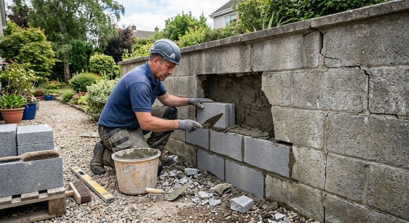 Block Wall Repair in Milpitas, CA
