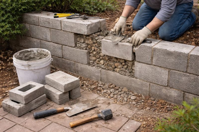 Block Wall Repair in Stanford, CA