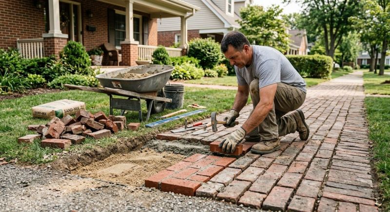 Brick Flatwork Repair in Morgan Hill, CA