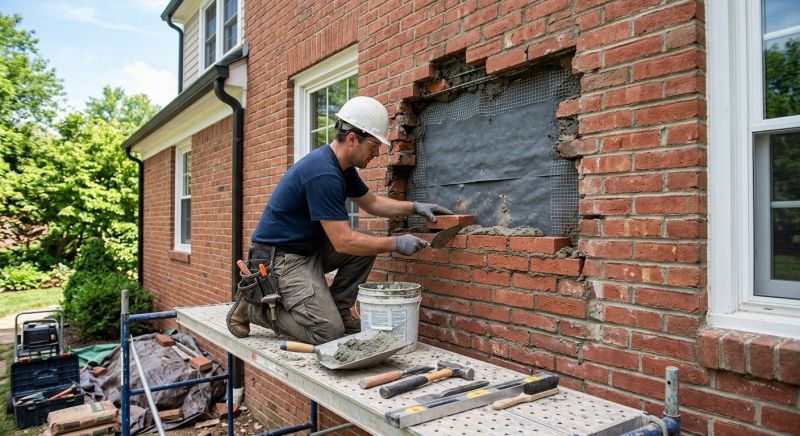 Brick Masonry Repair in Dublin, CA