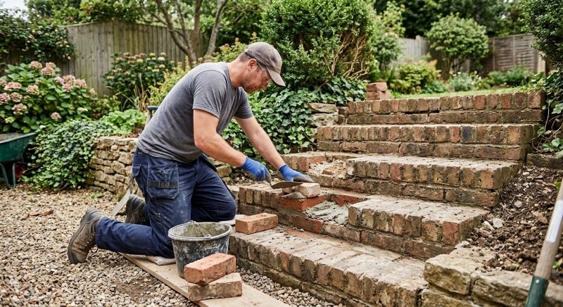Brick Stairs Repair in Boulder Creek, CA