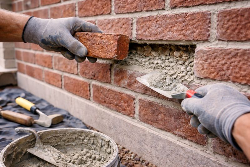 Brick Stairs Repair in Redwood City, CA