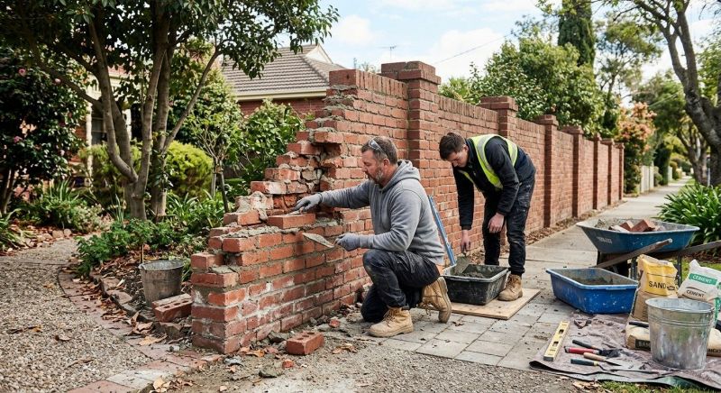 Brick Wall Repair in Dublin, CA