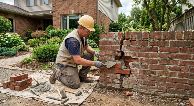 Brick Wall Repair in Livermore, CA