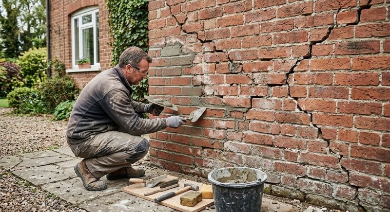 Brick Wall Repair in Pleasanton, CA