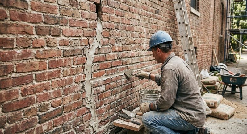 Brick Wall Repair in Santa Clara, CA