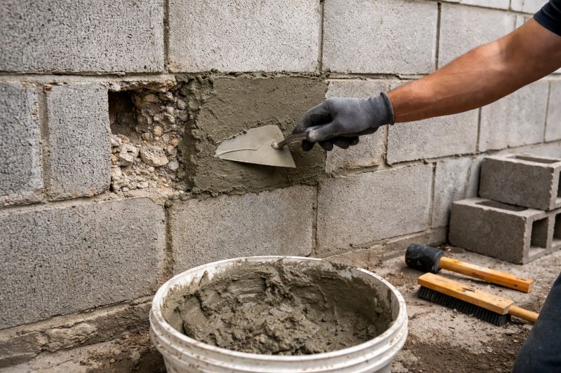 Concrete Block Repair in Morgan Hill, CA