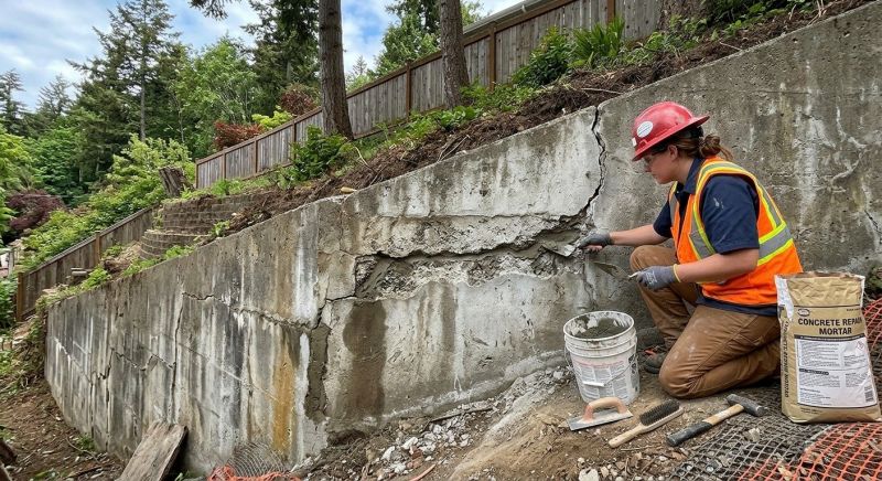 Retaining Wall Repair in Fremont, CA