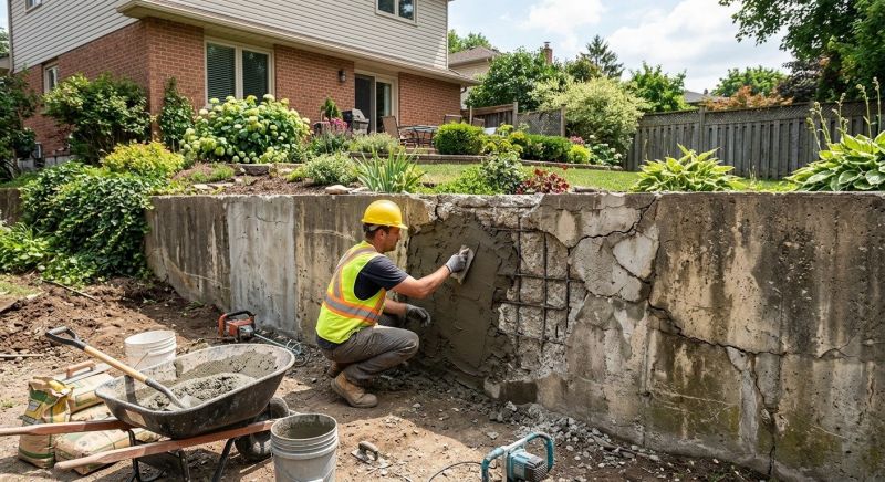 Retaining Wall Repair in Menlo Park, CA