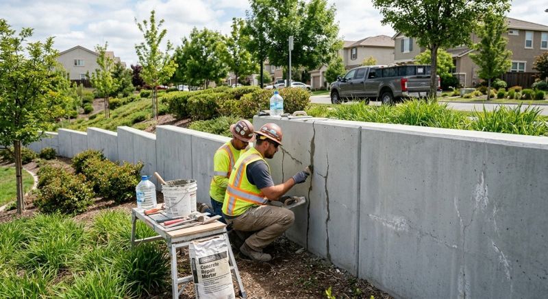 Retaining Wall Repair in Newark, CA